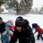 Igre na snegu u objektu Pcelica u Smederevu PU nasa radost Smederevo
